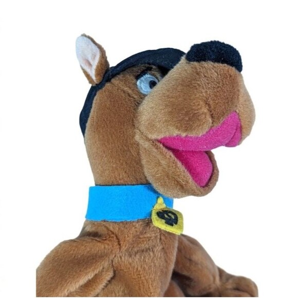 Warner Bros. Scooby Doo Baseball Pizza Hat Bean Bag Plush Tag 1990 10-in Gift - Picture 4 of 5